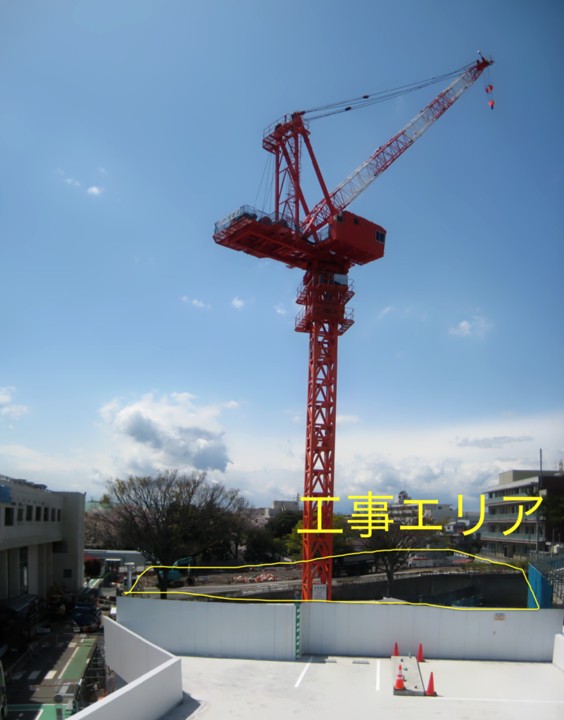 聖隷横浜病院 掘削工事の様子