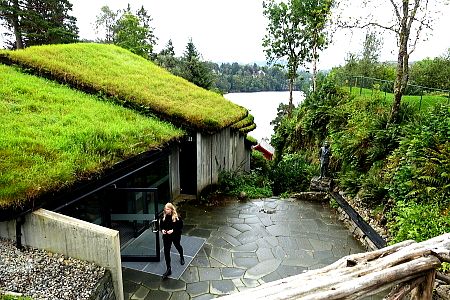 ノルウェーの草屋根
