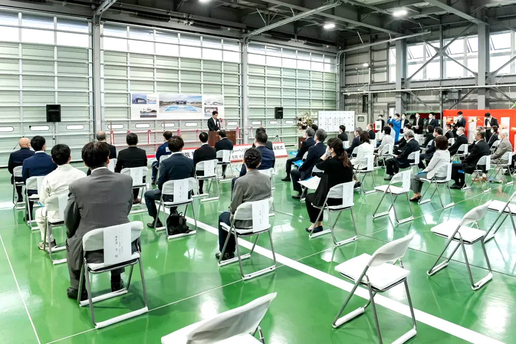 ドクターヘリ格納庫 竣工式