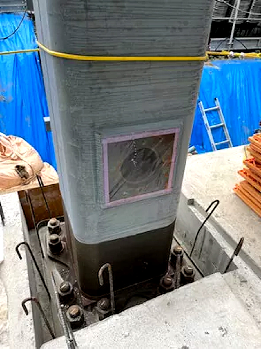 ＣＦＴ工法の施工