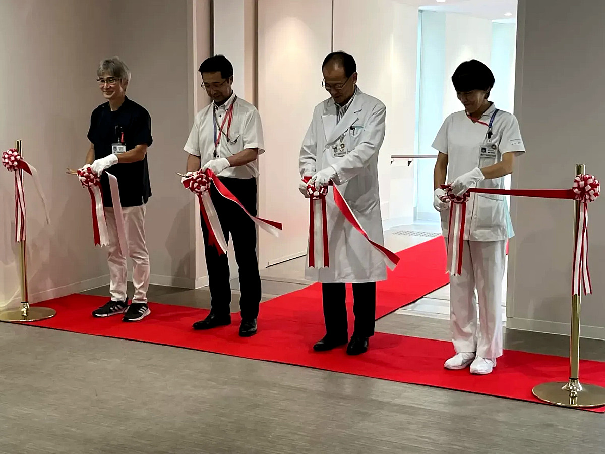 聖隷浜松病院Ｓ棟道路上空渡り廊下完成 渡り初め式