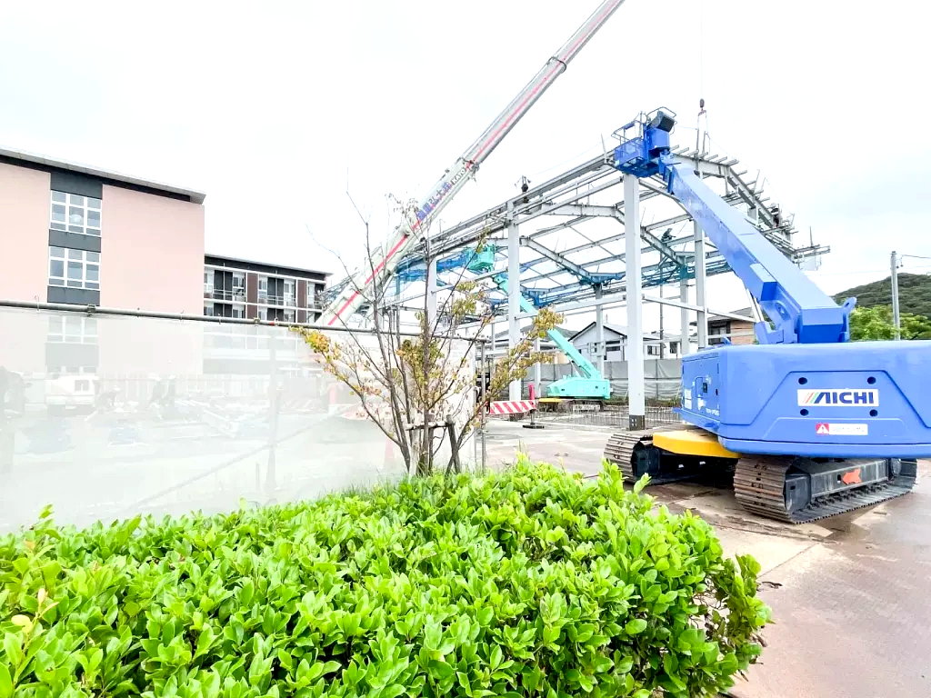 岩屋病院のリハビリ体育館