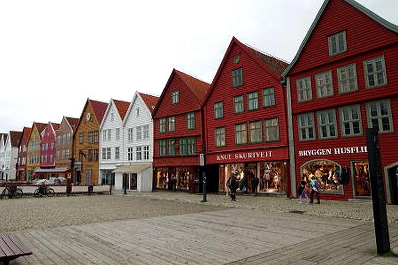 木造建築が美しい　ブリッゲン地区